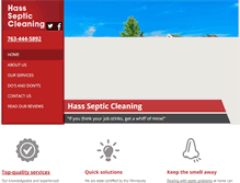 Tablet Screenshot of hasssepticcleaning.com